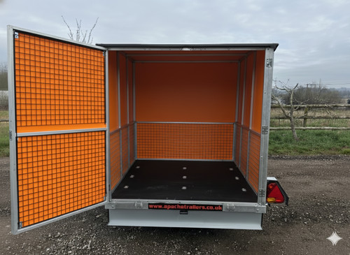 Orange box trailer 8x5x5 - box, with