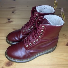 Dr Martens Serena Red Leather