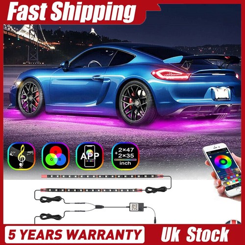 Rgb led under car tube - under,