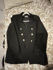 Double Breasted Blazer - Gold