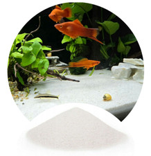 25kg Aquarium White Sand Natural Substrate All Types Fish Tanks SILICA 0,5-1,2mm