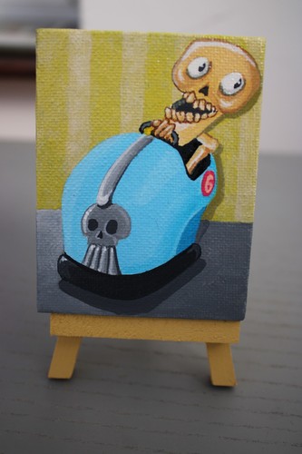 Ooak seleton dodgem car - ooak,