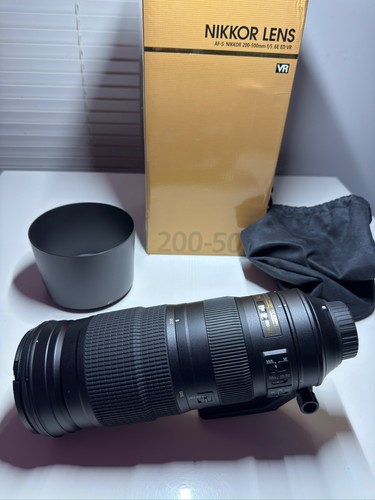 Nikon 200 500mm 5 6e - nikon, af-s