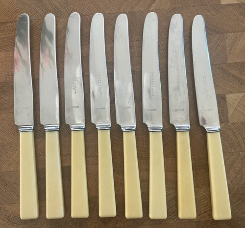 Set faux bone handled - bone,