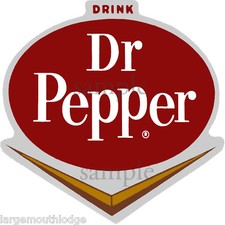 2 INCH DR. PEPPER V DECAL