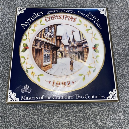 Aynsley 1982 xmas - 1982, plate
