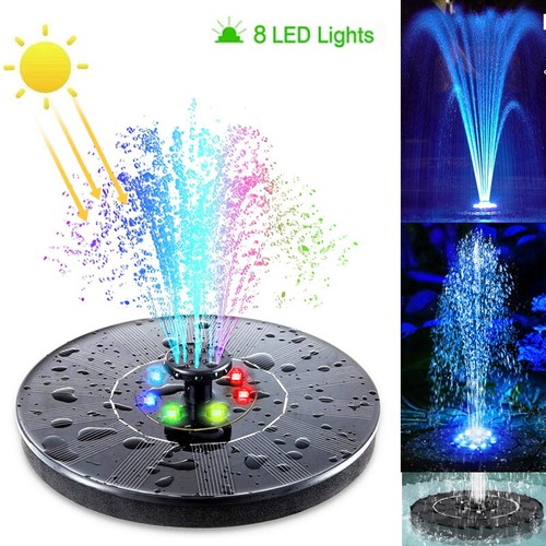 Solar panel powered fountain - solar,