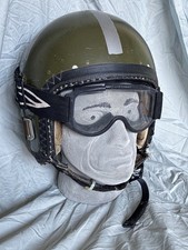 1970s Mk3 RAF/Royal Navy Pilots Aircrew Flying Helmet And Goggles 