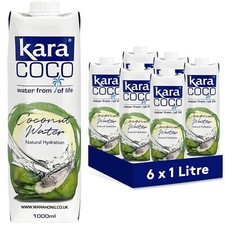 Kara Pure Coconut Water 1 Litre - Replenishing Refreshment for Natural Hydration