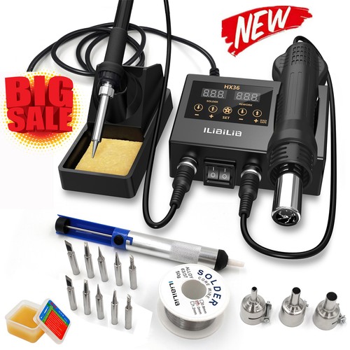 600w soldering station - station, 2in1