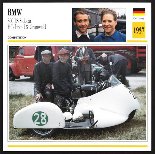 1957 bmw 500cc - 1957, sidecar
