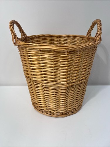 Vintage wicker basket large - basket,