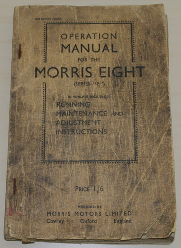 1939 operation manual for the - for,
