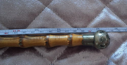 Military bamboo swagger stick - bamboo,