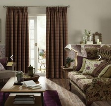 Heavyweight Curtains Country House Vintage w 85* 85 in d 