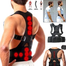 Adjustable Posture Corrector Low Back Support Shoulder Brace Belt For Men Women