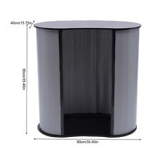 Portable Exhibition Stand Pop Up Podium Trade Show Table Counter Reception Desk