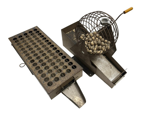 Vintage bingo set - vintage, metal