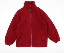 Wynnster Women's Red Fleece Jacket Size 10 Casual