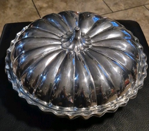 Vintage pumpkin pie plate lid - pumpkin,