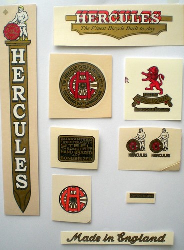 Hercules decals vintage - hercules,