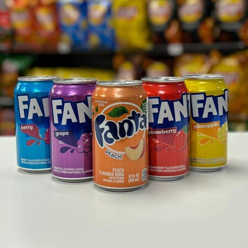 Fanta soda selection american - selection,
