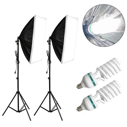 2pc 150w softbox lighting kit - 2pc,