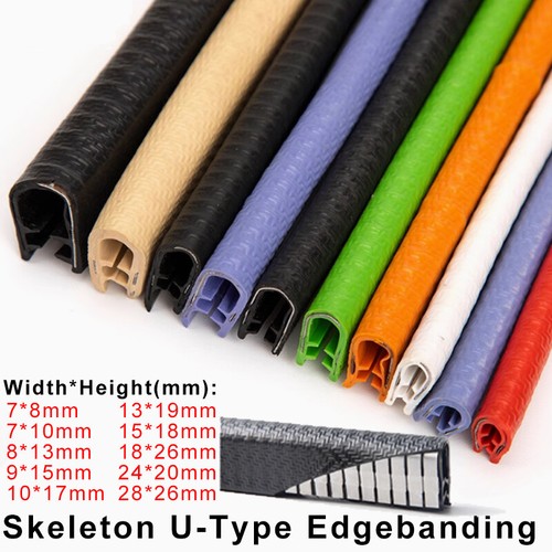 Rubber shape car door edge - u,