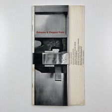 Deberny & Peignot Paris leaflet detailing printing equipment and type specimens