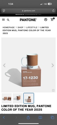 Pantone mug 2025 - pantone,