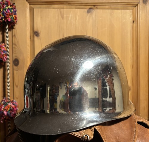 Vietnam era chrome helmet - era,
