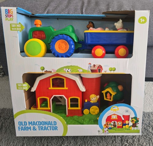 Farm tractor with trailer old - tractor,
