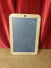 Vintage French Wood & Slate School Chalkboard
