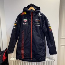 Red Bull Racing F1 Team Issue Castore Hooded Winter Jacket (Unworn) - Medium