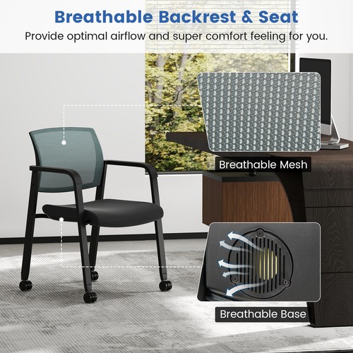 Stackable office guest mesh - guest,