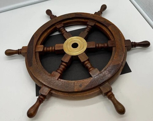 Steering round ships wooden - round,