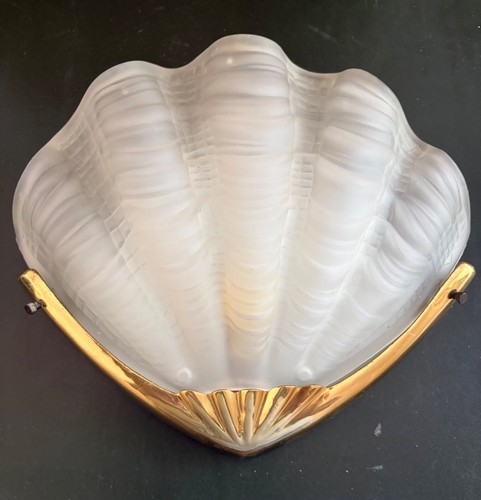 French art deco clam shell - art,