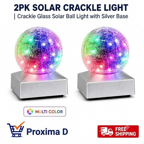 2pk solar crackle - 2pk, ball