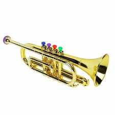 New Gold Kid Trumpet Toy With