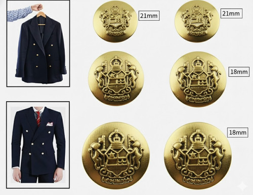 Round gold plastic crested - round,
