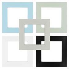 ElekTek Light Switch Surround Finger Plate Frame No Socket Single Modena Colours