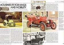 Old DAIMLER Cars Article / Photos / Pictures:LIMOUSINE,DF-36,DB-18,DB18