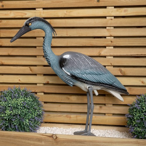 65cm tall plastic heron bird - plastic,