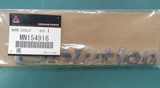 GENUINE OEM MITSUBISHI MARK,EVOLUTION EMBLEM,BADGE LANCER CT9A VIII IX,EVO 8 9