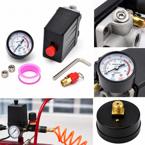 Pressure gauge safety valve - gauge,
