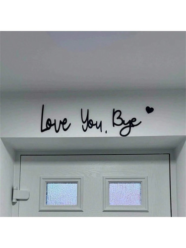 5pcs love you bye wooden - you, door
