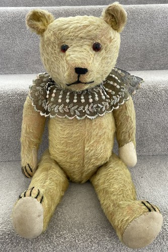 Antique vintage golden mohair - antique,
