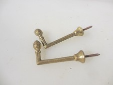 Vintage Brass Tie Backs Old