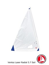 Ventoz Laser Radial Sail 5.7