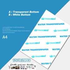 Water Slide Decal Paper A4